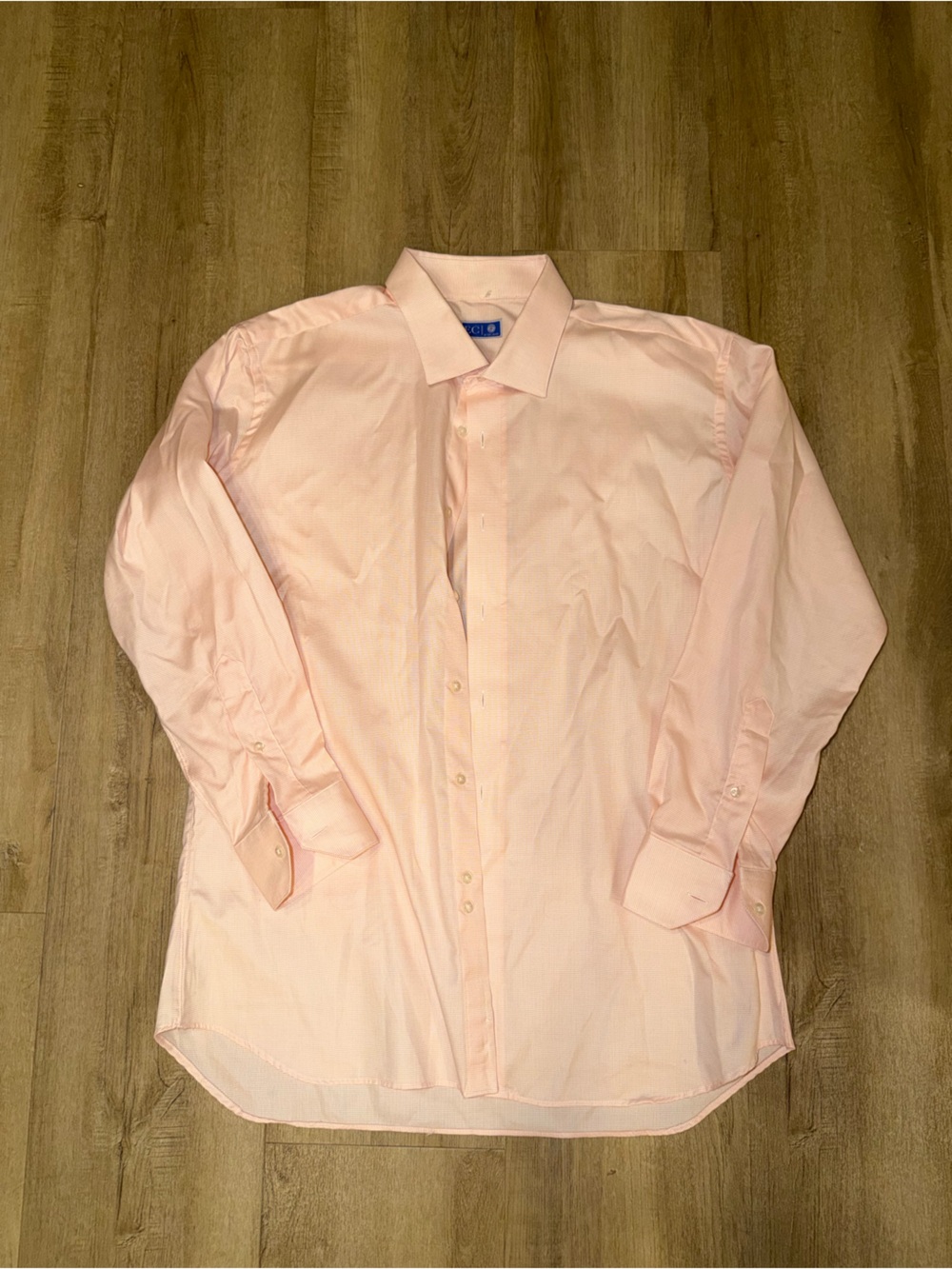 ECI Men's Light Pink Dress Shirt